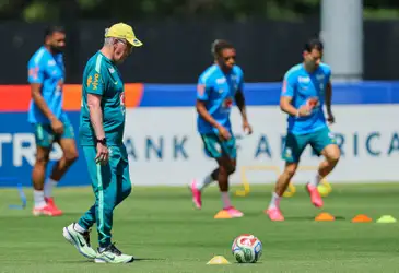 Soccer Football - FIFA World Cup 2026 - Brazil Training - Columbia Park Training Facility, Morristown, New Jersey, U.S. - July 2, 2026 Brazil coach Carlo Ancelotti during training IMAGN IMAGES via Reuters/Caean Couto