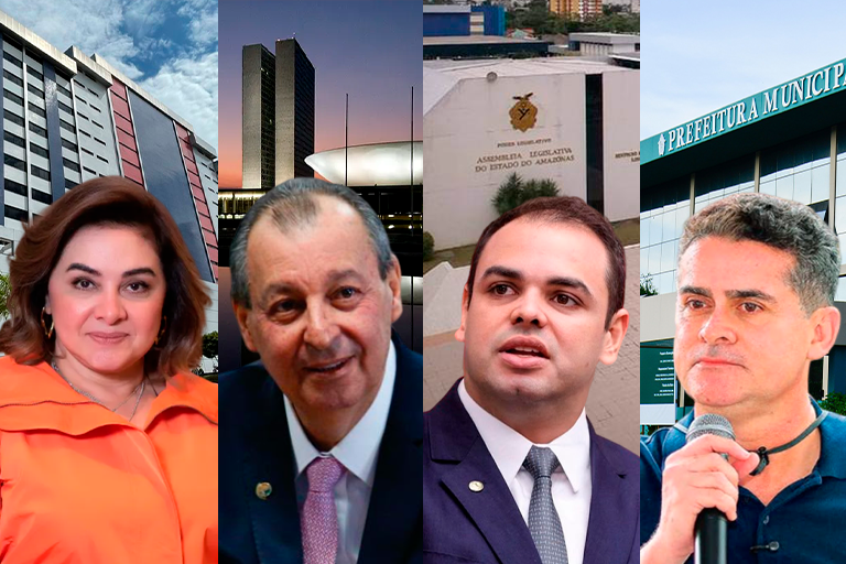 Cidade, David, Omar e Maria do Carmo: quem realmente chega mais forte à disputa pelo Governo do Amazonas? 1 Cidade, David, Omar e Maria