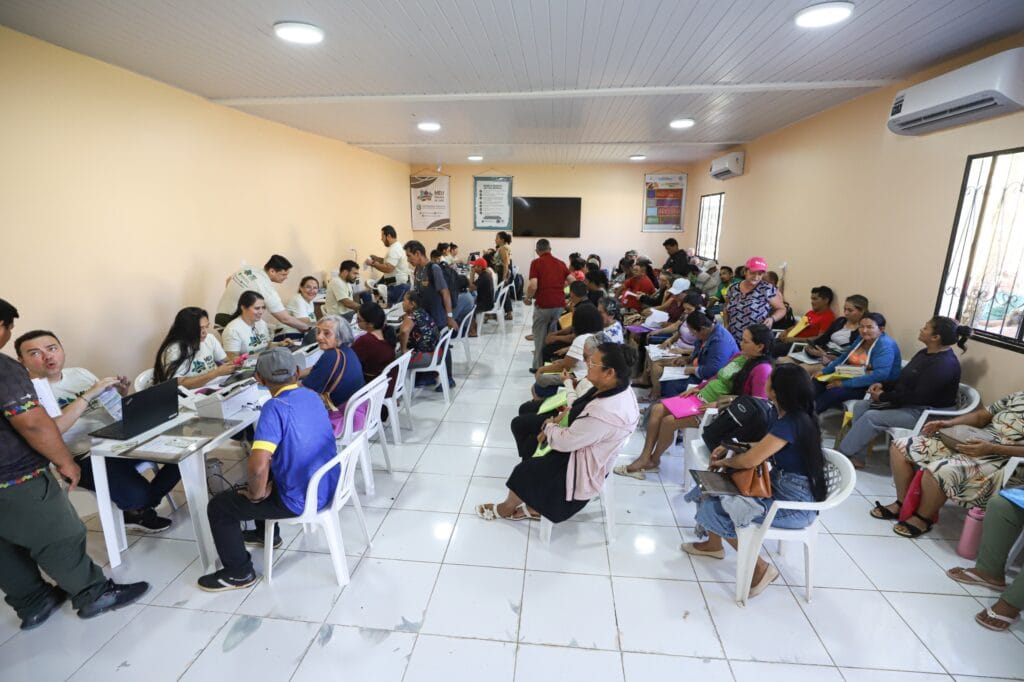 Em Manacapuru Defensoria do Amazonas realiza segunda acao de regularizacao fundiaria FOTO Lucas Silva DPEAM