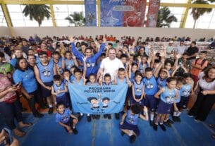 Festa dos Visitantes 2026 FPS fortalece atuacao de 24 entidades sociais da Ilha Tupinambarana com doacao de 28 toneladas de alimentos 1 Foto Alex Pazuello Secom e Rodrigo Brelaz FPS