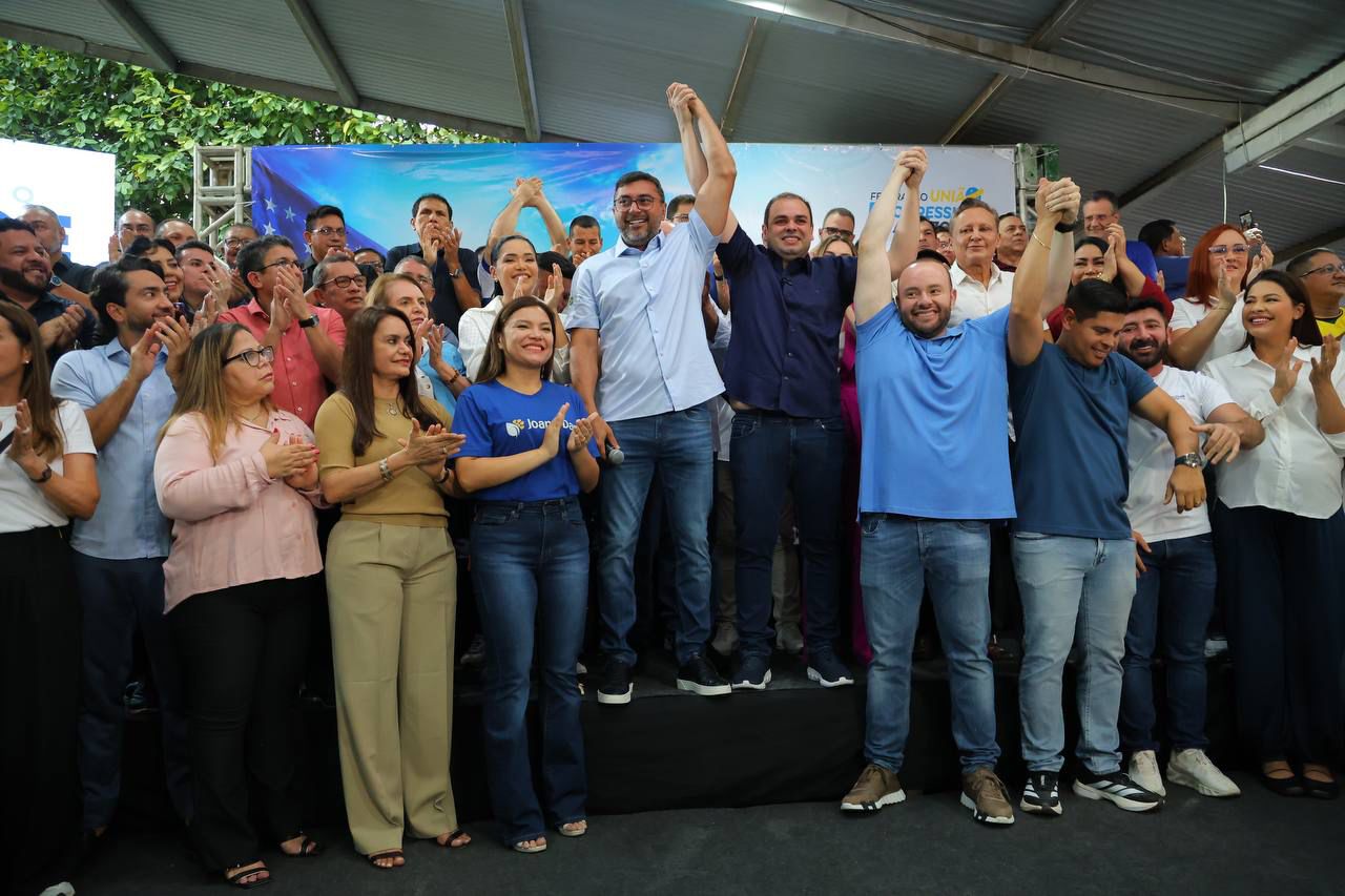 Ao anunciar Roberto Cidade como pré-candidato ao Governo, Wilson Lima diz que Amazonas ‘escolheu não voltar ao passado’