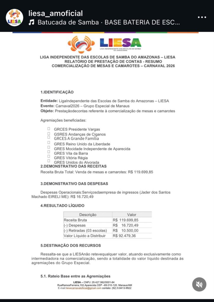 Justiça extingue ação contra a LIESA-AM e condena quatro escolas ao pagamento de honorários. 3 WhatsApp Image 2026 07 09 at 00.13.16 1