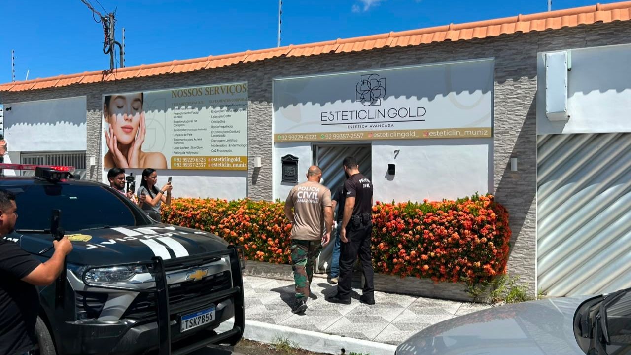 clinica estetica e alvo de operacao em manaus foto jucelio paiva rede amazonica