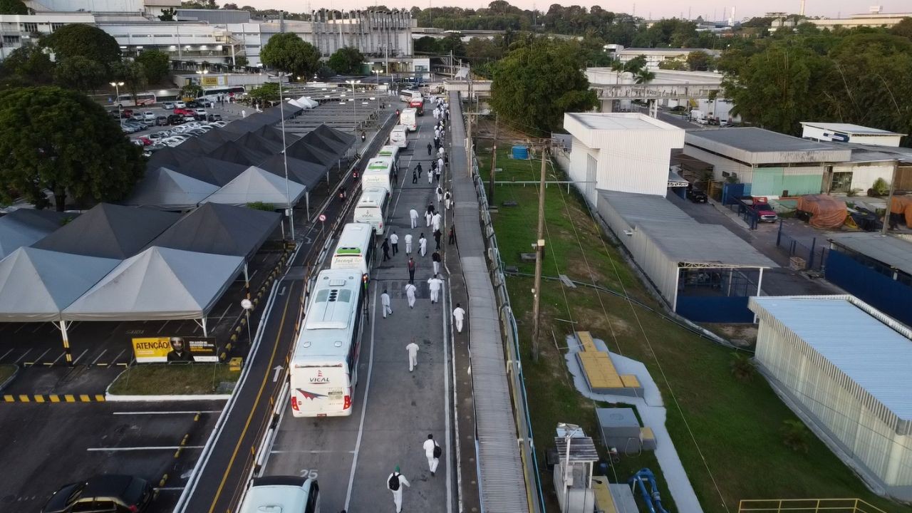 distrito industrial de manaus retoma atividades apos vazamento de gas toxico ser controlado foto michel castro rede amazonica