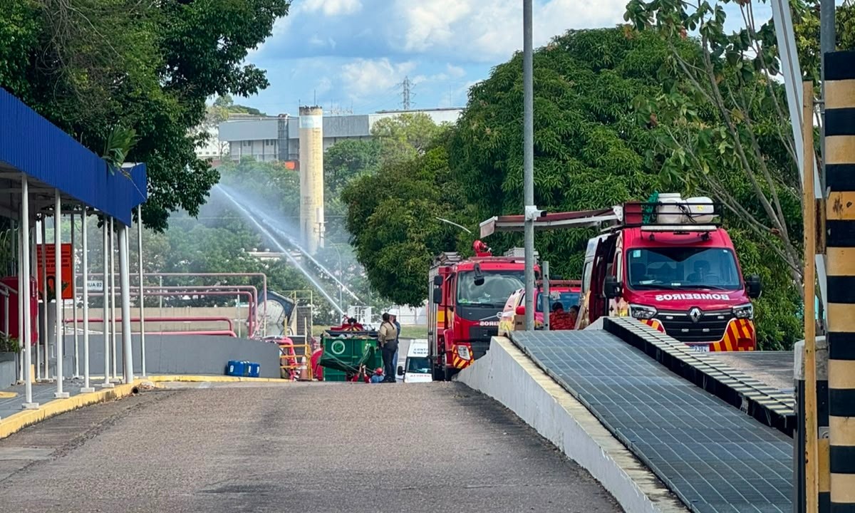 g1 bombeiros vazamento gas manaus