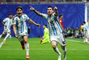 lionel messi argentina 3 a 2 egito copa 2026