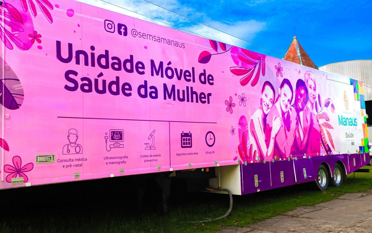 unidade movel saude da mulher