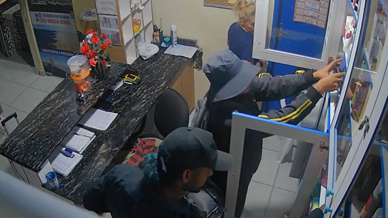video mostra assalto a hotel no centro de manaus policia investiga