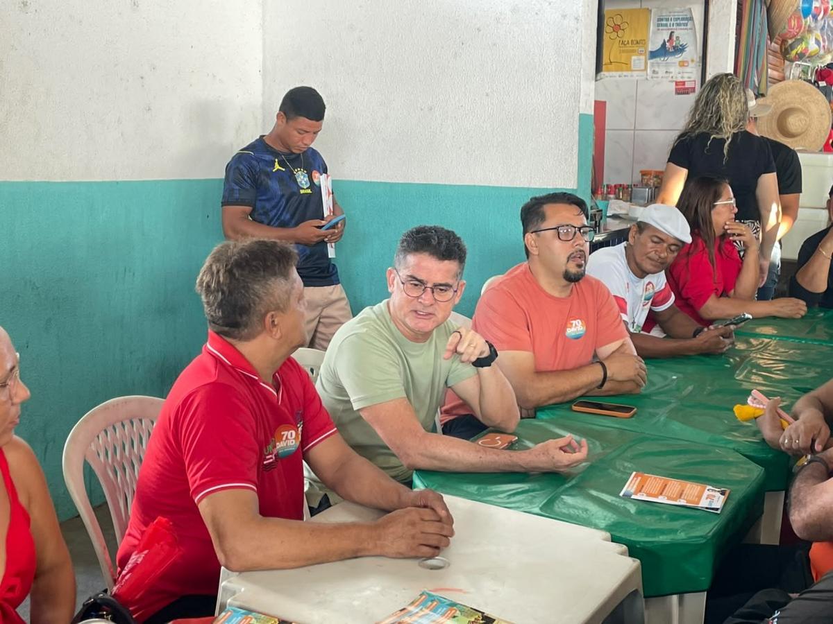 david almeida visita feira em manaus e defende reforco na seguranca publica foto lucas macedo g1 am