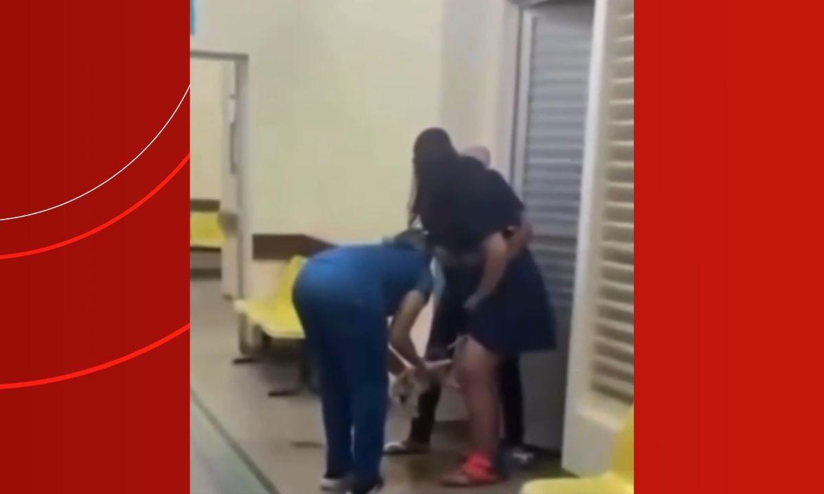 g1 mulher parto corredor maternidade manaus