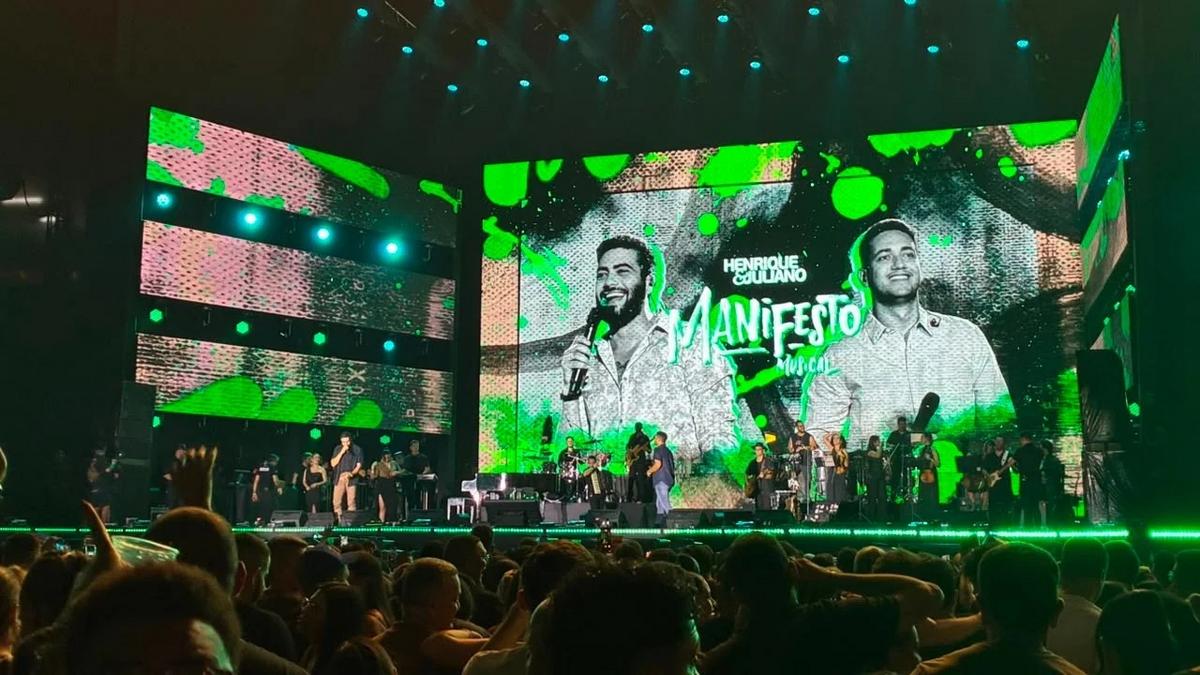 henrique juliano reunem milhares de pessoas em show na arena da amazonia em manaus foto g1 am