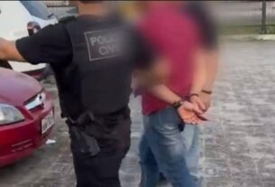 homem suspeito de matar comerciante e preso em manaus