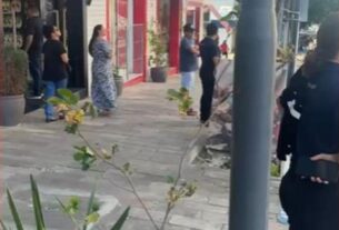 moradores e trabalhadores do edificio palacio do comercio em manaus deixaram o local apos perceberem o tremor foto reproducao x e1786622138159