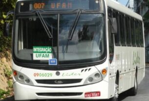 onibus da linha 007 terao trajeto ampliado entre ufam e coroado em teste foto reproducao redes sociais