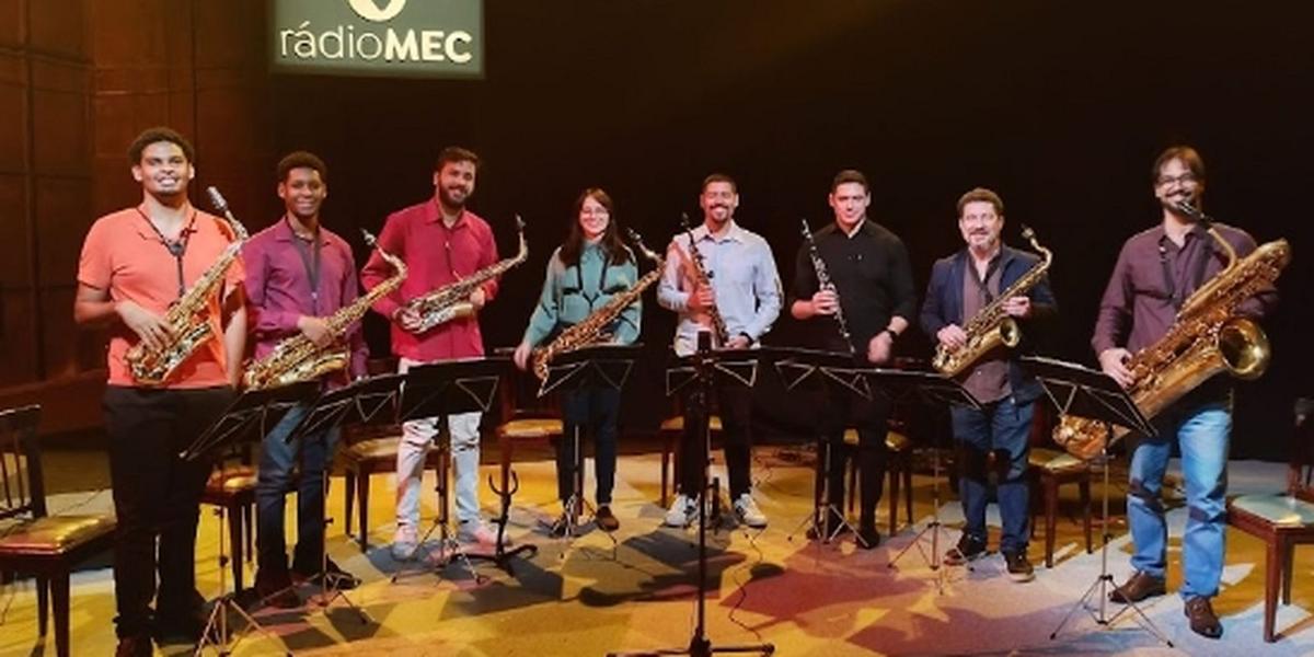 radio mec sala de concerto conjunto de sax da ufrj credito divulgacao radio mec 1